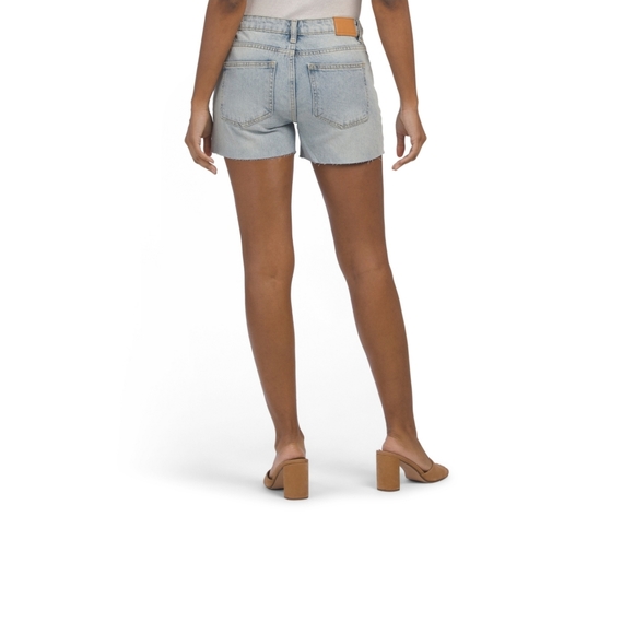 AVEC LES FILLES Long Denim Shorts Size 30 - Picture 6 of 8